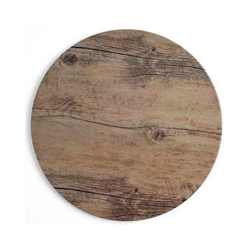 PLATO PRESENTACION MELAMINA QUID MADERA 27CMS